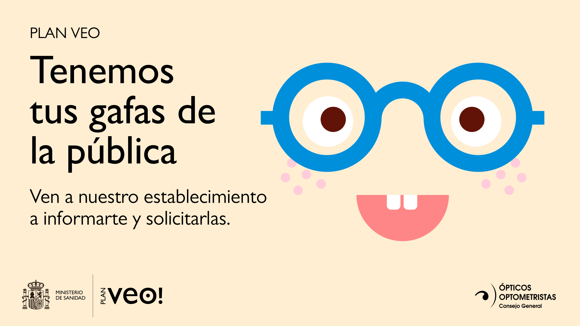 Accede a ayudas del Plan VEO para gafas y lentillas en Caren